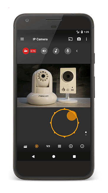 tinyCam Monitor app